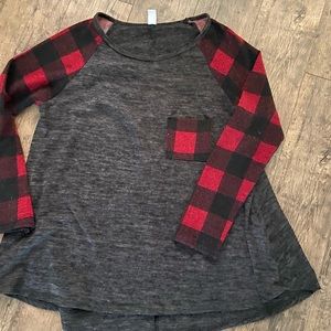 Buffalo plaid boutique shirt